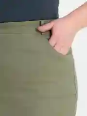 Зелёный хаки юбка женская джинсовая, большие размеры