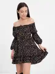 Черный платье женское, сарафан