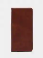 Коричневый чехол-книжка  Redmi  Note 13 Pro  Plus 5G (Редми Ноут 13 Про Плюс) из Эко кожи