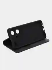 Черный чехол-книжка  Redmi  Note 13 Pro  Plus 5G (Редми Ноут 13 Про Плюс) из Эко кожи