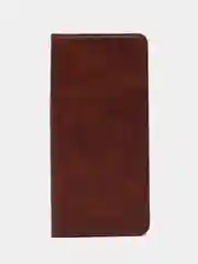 Коричневый чехол-книжка  Redmi  А3 ( Редми А3)  из Эко кожи
