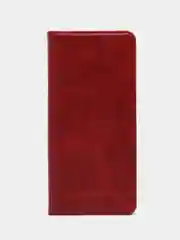 Красный чехол-книжка  Redmi  А3 ( Редми А3)  из Эко кожи