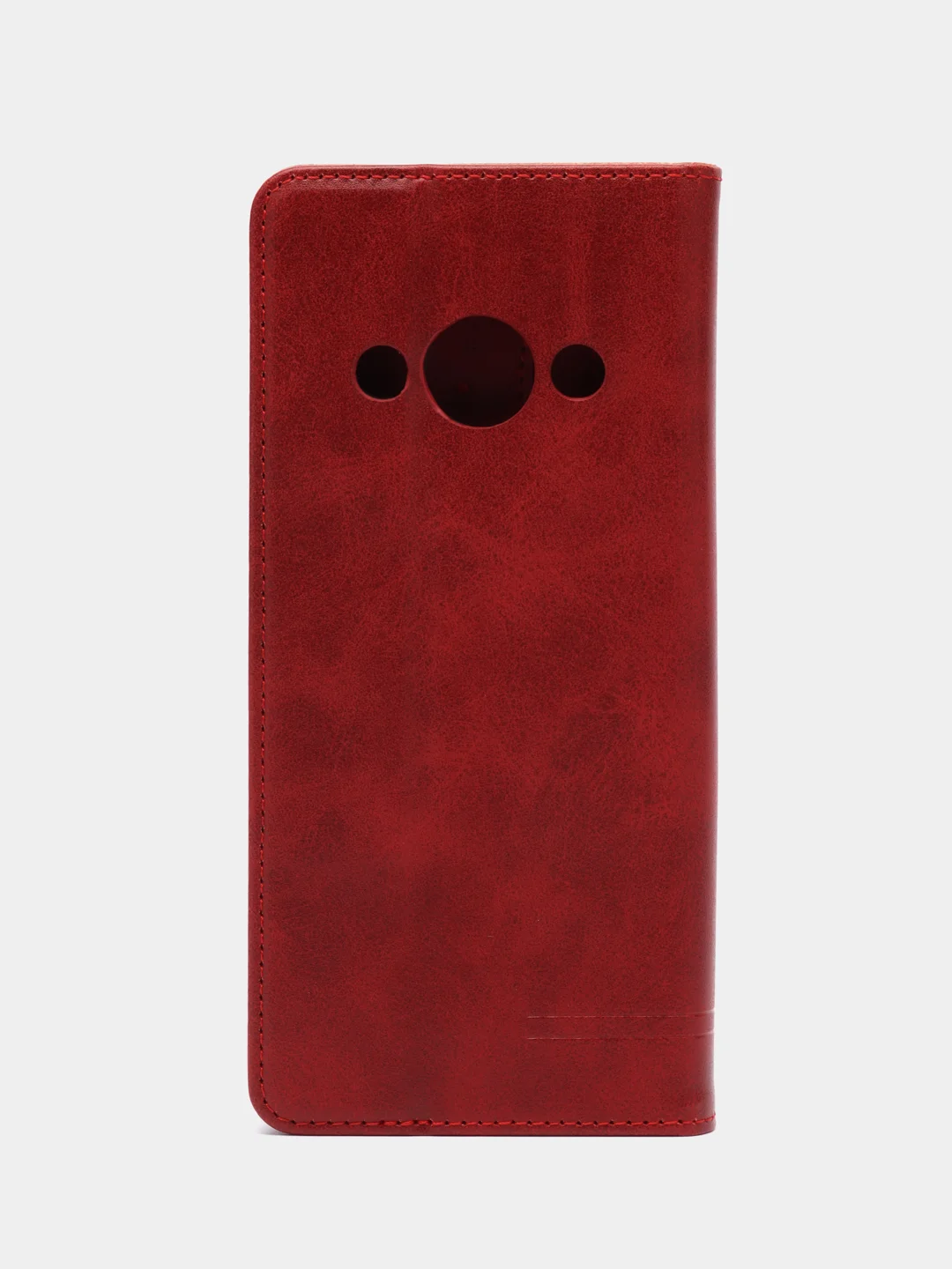 Красный чехол-книжка  Redmi  А3 ( Редми А3)  из Эко кожи