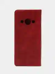 Красный чехол-книжка  Redmi  А3 ( Редми А3)  из Эко кожи