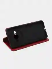 Красный чехол-книжка  Redmi  А3 ( Редми А3)  из Эко кожи