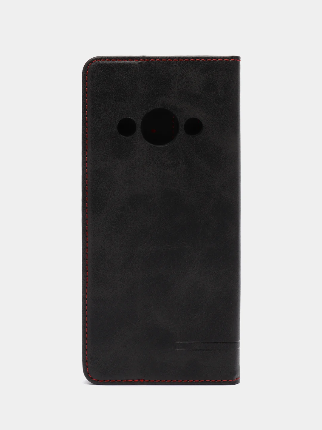 Черный чехол-книжка  Redmi  А3 ( Редми А3)  из Эко кожи