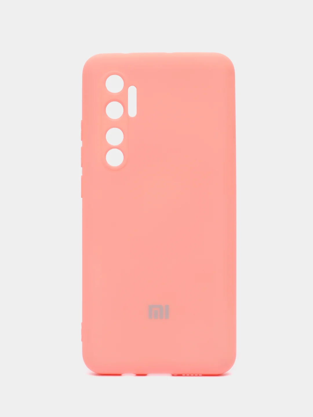 Розовый чехол Soft-touch для Mi note 10 lite