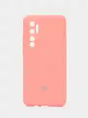 Розовый чехол Soft-touch для Mi note 10 lite
