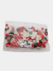 Красный конструктор/фигурки/три-д конструктор мини блоки/развивающая игрушка/для моторики рук