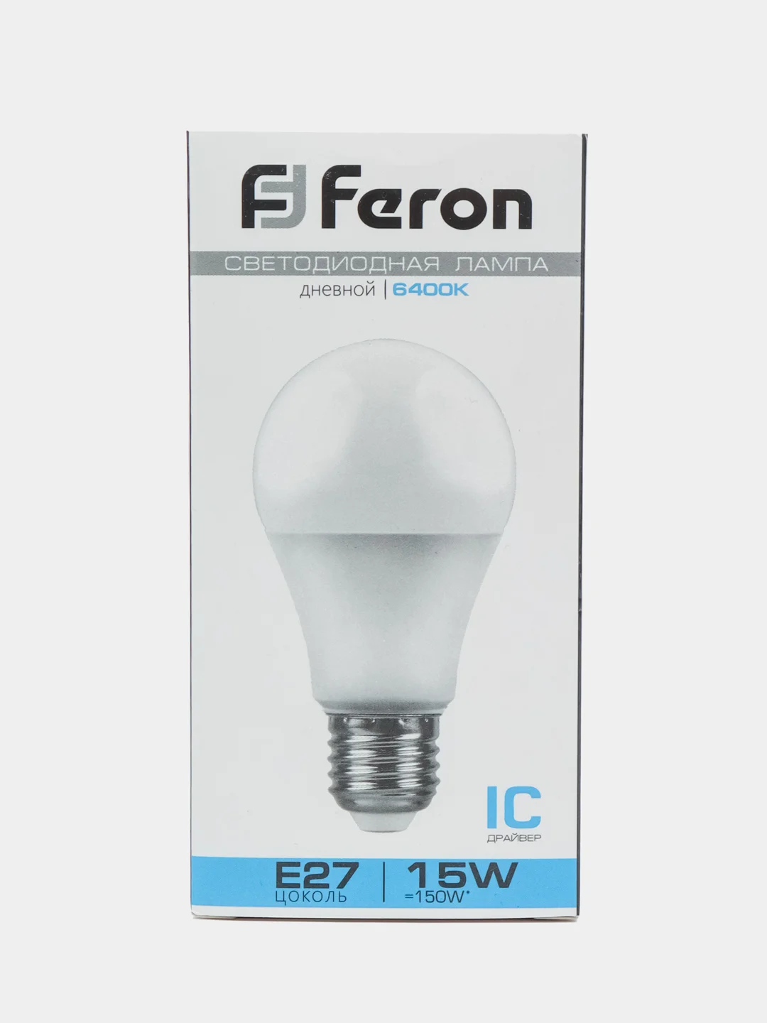FERON лампочка светодиодная шар E27 15 вт 6400К