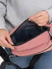 Мятный поясная сумка нейлоновая, через плечо нейлоновая, унисекс