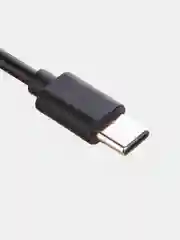 Черный кабель-переходник OTG USB 2.0 Type-A to USB Type-C для смартфонов/планшетов ROSCO 11,5 см