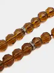 Багровый четки из стекла