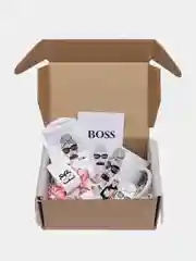 Розовый подарочный набор, подарок для женщины босса, подружки, girl boss, lady boss