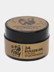Розовый гель для наращивания ногтей в баночке Builder gel, 15 г, FOXY EXPERT