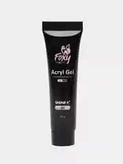 Лавандовый акрил-гель (Acryl gel) полигель FOXY EXPERT для наращивания ногтей с шиммером