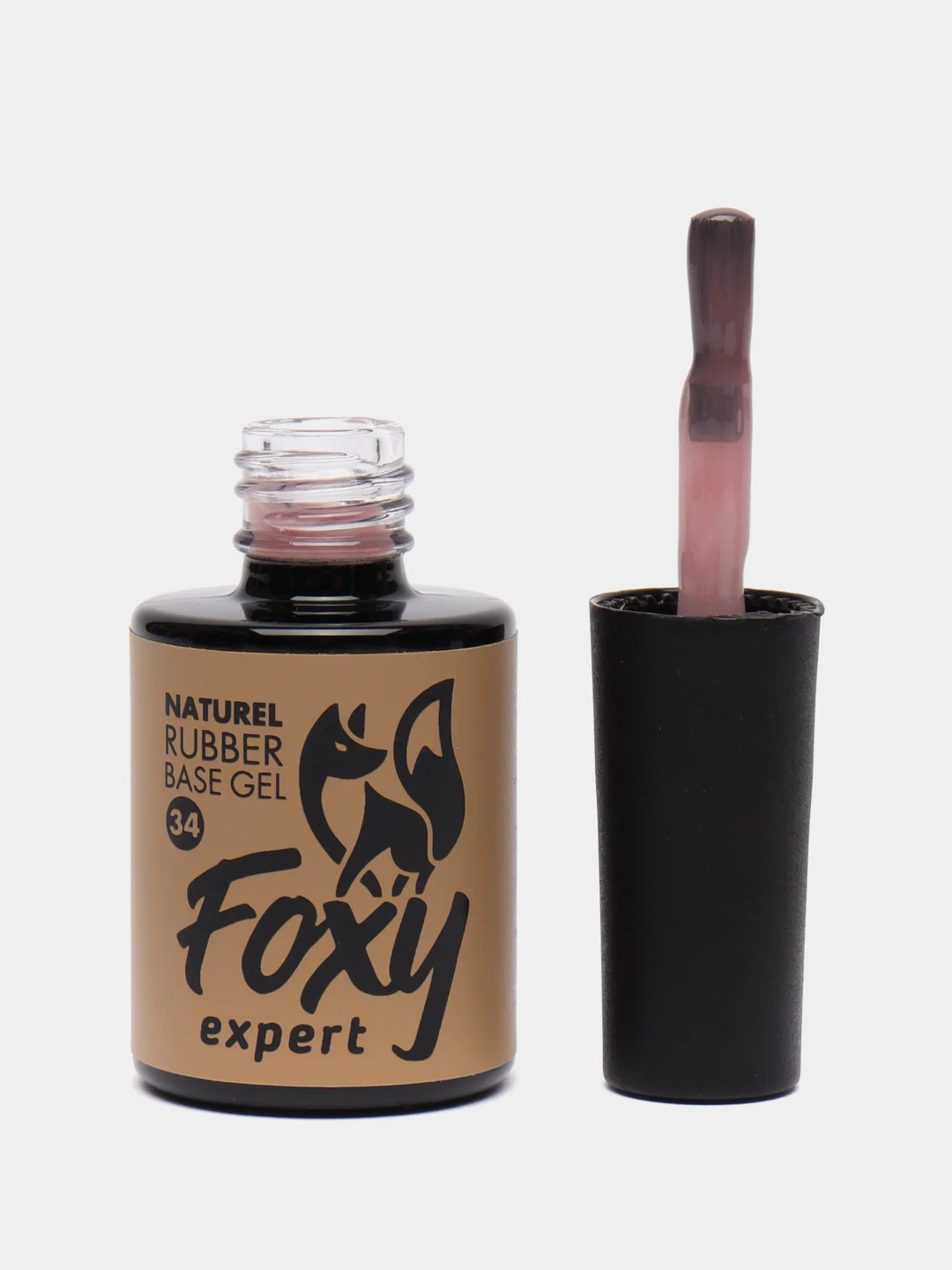 Пудровый камуфлирующая база для маникюра FOXY EXPERT NATUREL, 10 мл