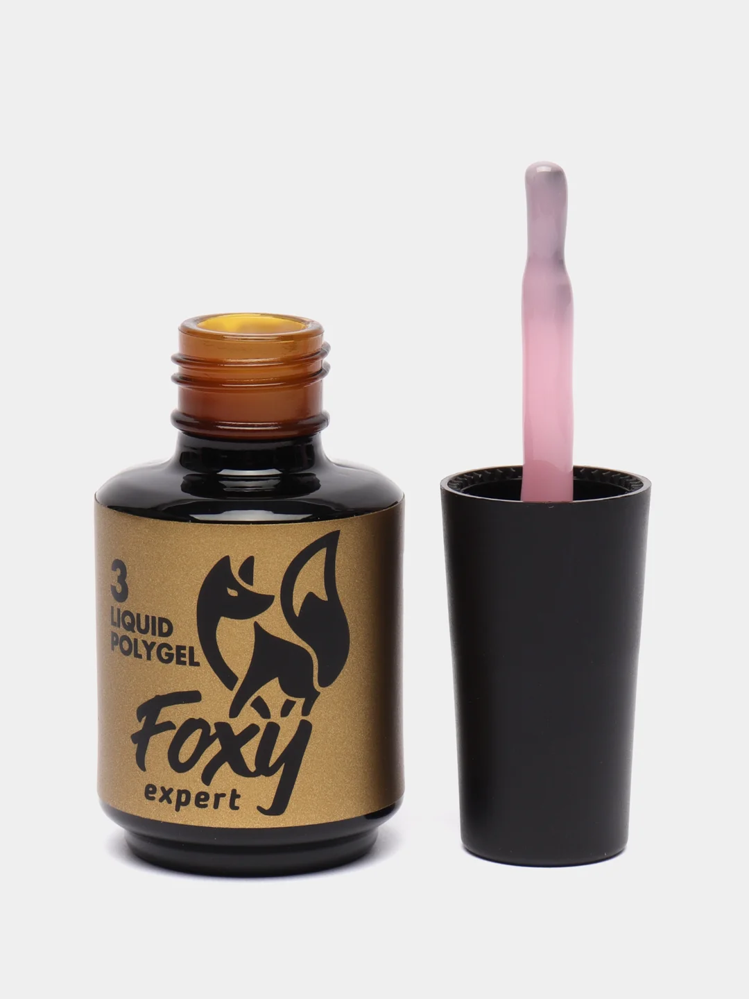 Конфетный жидкий полигель Foxy expert для донаращивания ногтей, во флаконе, 18 г