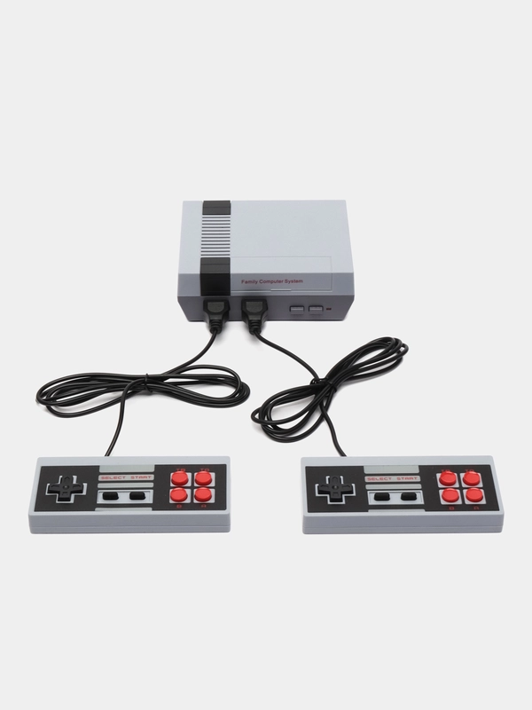 Ретро-приставка игровая ТВ, 8 bit, 620 игр, + 2 проводных джойстика в комплекте