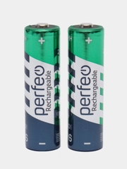 Аккумуляторные батарейки Perfeo AA 2700 mAh,  1.2V, 2 штуки /аккумулятор АА