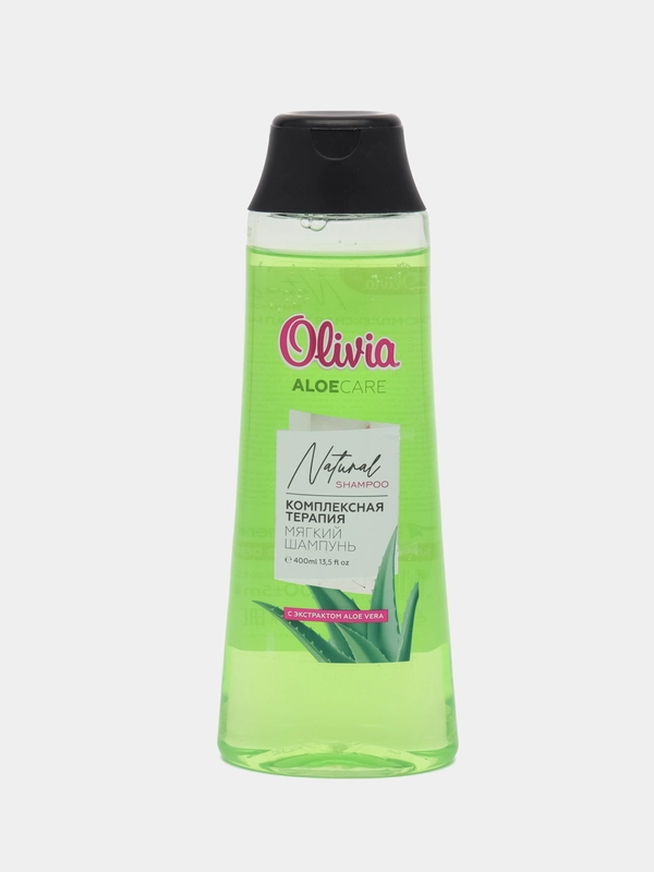 OLIVIA Aloe Care, шампунь для волос, комплексная терапия, с экстрактом алоэ-вера, 400 мл