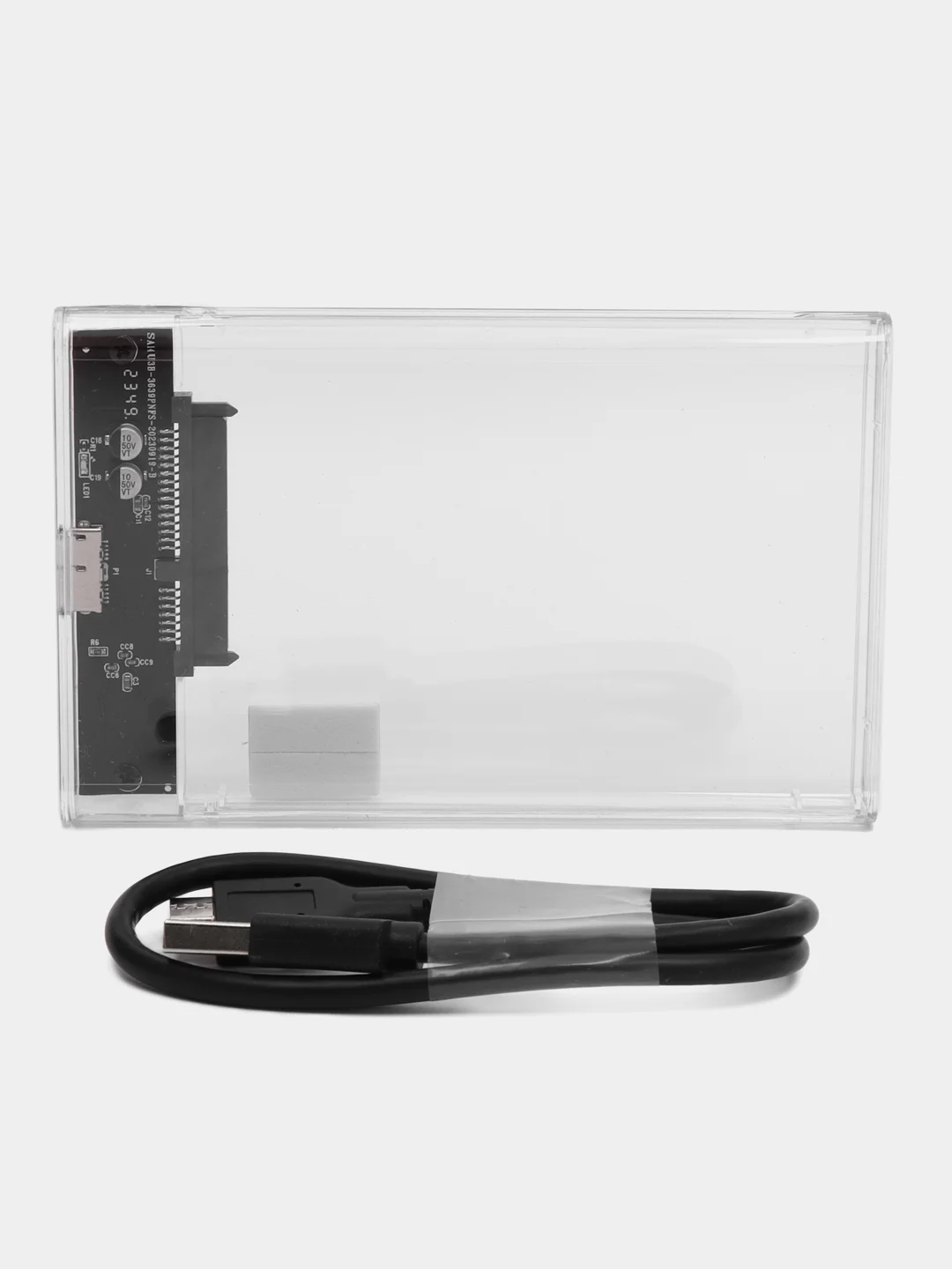 Корпус кейс для внешнего жесткого диска SSD 2,5" модели SATA с кабелем micro USB-B