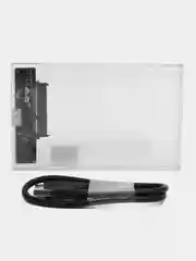 Корпус кейс для внешнего жесткого диска SSD 2,5" модели SATA с кабелем micro USB-B