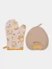 Набор для кухни 2 предмета подарочный  (рукавица, прихватка)