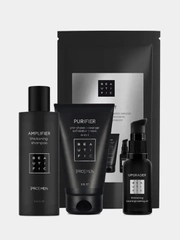 Набор для мужчин BEAUTIFIC REBEL KIT: шампунь, гель-скраб для умывания и масло для бороды