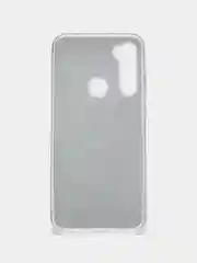 Серебряный чехол блестящий Xiaomi Redmi Note 8T, накладка c блёстками Редми Нот 8Т