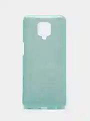 Бирюзовый чехол блестящий Xiaomi Redmi Note 9S, Note 9 PRO накладка с блёстками