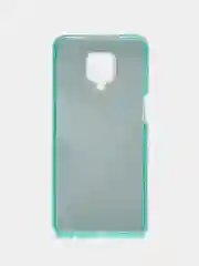 Бирюзовый чехол блестящий Xiaomi Redmi Note 9S, Note 9 PRO накладка с блёстками