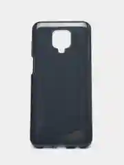 Угольный чехол блестящий Xiaomi Redmi Note 9S, Note 9 PRO накладка с блёстками