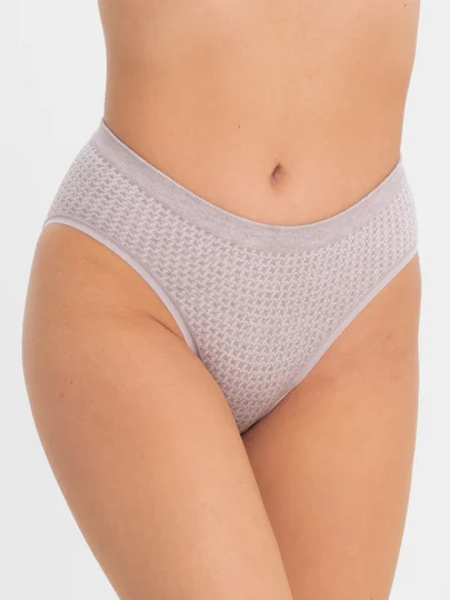 Трусы в клетку бесшовные, one size 42-48