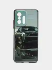 Серый чехол с рисунком на Xiaomi 11T и Xiaomi 11T Pro (Сяоми 11Т и Сяоми 11Т Про)