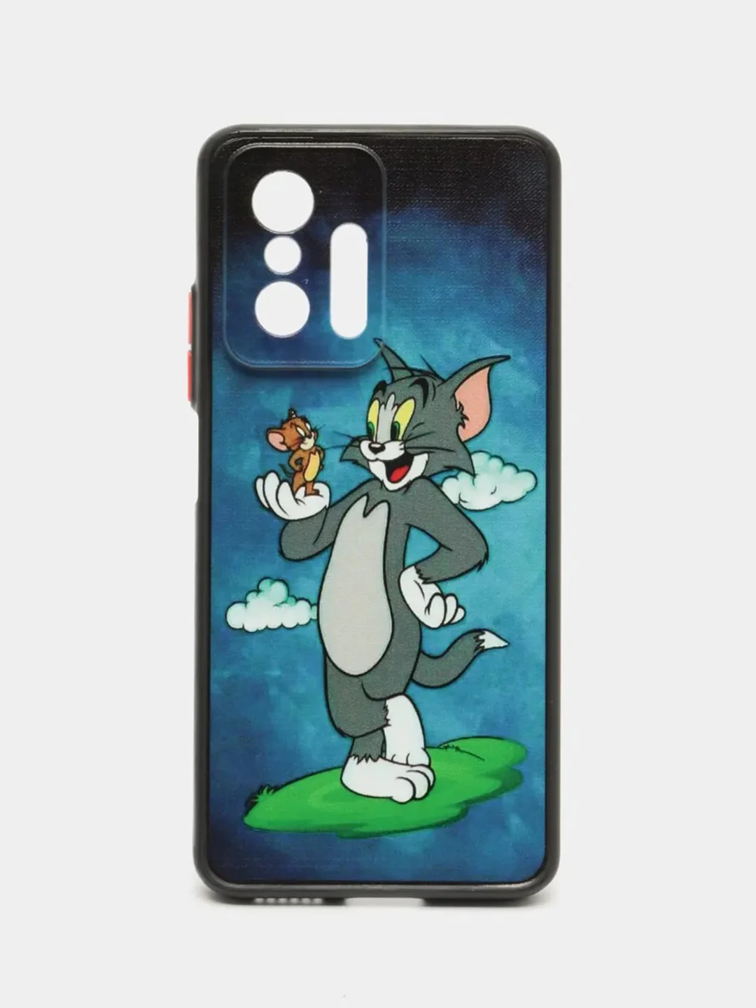 Синий чехол с рисунком на Xiaomi 11T и Xiaomi 11T Pro (Сяоми 11Т и Сяоми 11Т Про)
