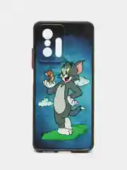 Синий чехол с рисунком на Xiaomi 11T и Xiaomi 11T Pro (Сяоми 11Т и Сяоми 11Т Про)
