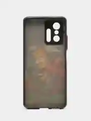 Голубой чехол с рисунком на Xiaomi 11T и Xiaomi 11T Pro (Сяоми 11Т и Сяоми 11Т Про)