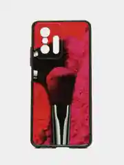 Розовый чехол с рисунком на Xiaomi 11T и Xiaomi 11T Pro (Сяоми 11Т и Сяоми 11Т Про)