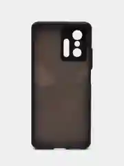 Черный чехол с рисунком на Xiaomi 11T и Xiaomi 11T Pro (Сяоми 11Т и Сяоми 11Т Про)