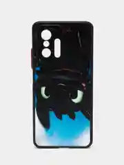 Угольный чехол с рисунком на Xiaomi 11T и Xiaomi 11T Pro (Сяоми 11Т и Сяоми 11Т Про)