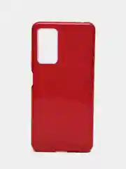 Красный чехол блестящий Xiaomi Redmi Note 11 Pro 4G накладка с блёстками