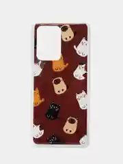 Тёмно-коричневый чехол Xiaomi 11T, 11T Pro, Сяоми 11Т, 11Т Про, с рисунком