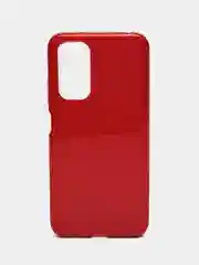 Красный чехол блестящий Xiaomi Redmi Note 11 4G, Redmi Note 11S накладка c блёстками