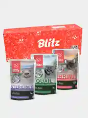 Корм для кошек влажный холистик Blitz паучи, 85 г х 24 шт