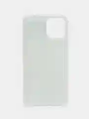 Красный чехол iPhone 12 / 12 Pro (6.1), 12 mini (5.4) силиконовый с мраморным рисунком