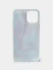Индиго чехол iPhone 12 / 12 Pro (6.1), 12 mini (5.4) силиконовый с мраморным рисунком