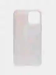 Пурпурный чехол iPhone 12 / 12 Pro (6.1), 12 mini (5.4) силиконовый с мраморным рисунком