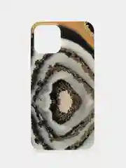 Хаки чехол iPhone 12 / 12 Pro (6.1), 12 mini (5.4) силиконовый с мраморным рисунком