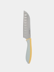 Нож Сантоку малый с чехлом и точилкой FACKELMANN EVERSHARP "3 в 1", 25 см, лезвие 13 см